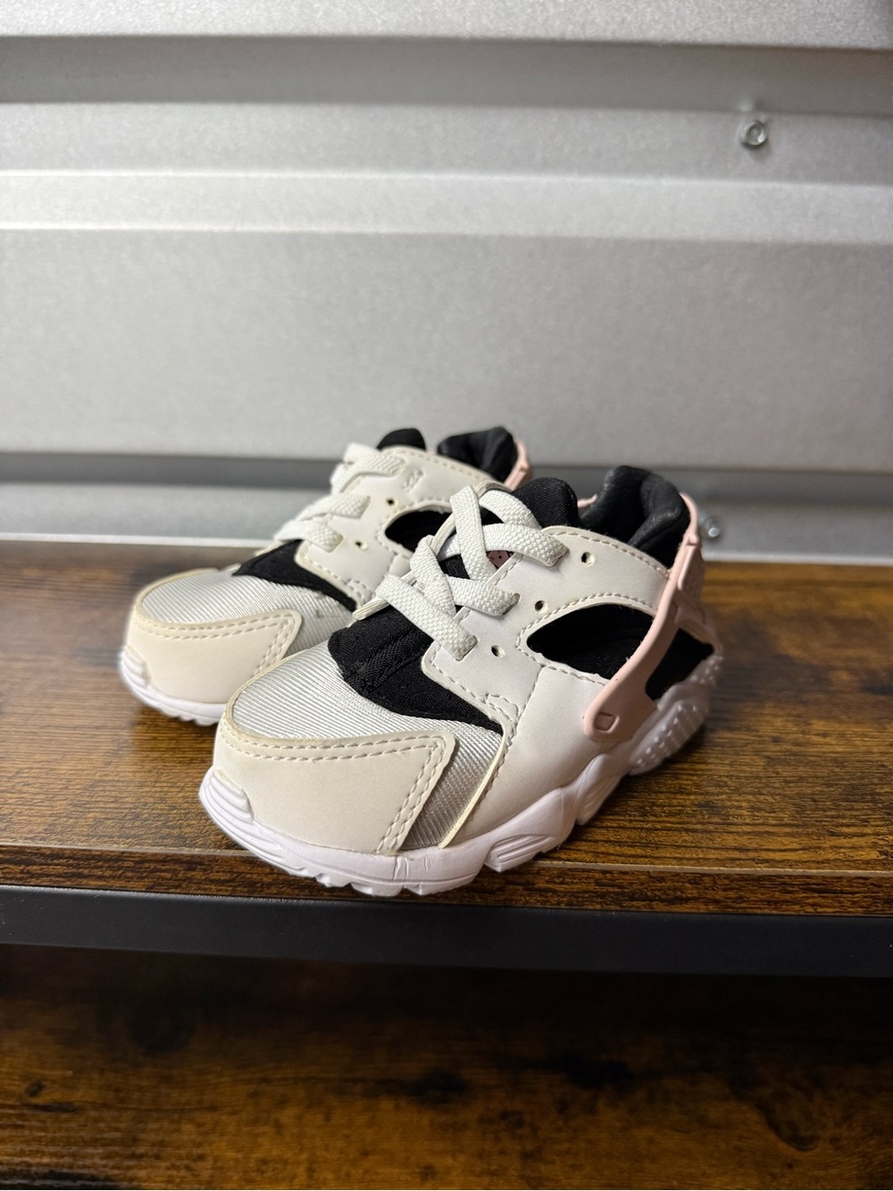Nike Hurache 6c White Light Pink Black Baby Girl 704950-115